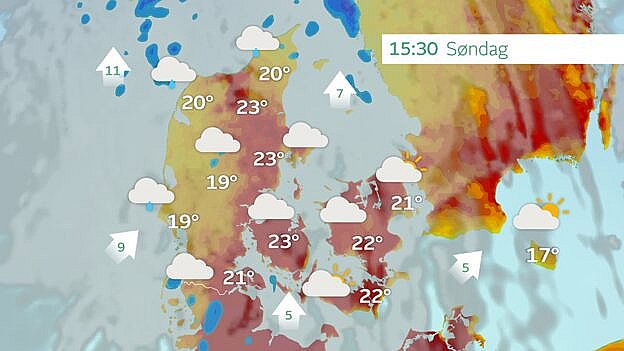 Lun men omskiftelig søndag i vente - varmen er tilbage igen | TV2 ØST