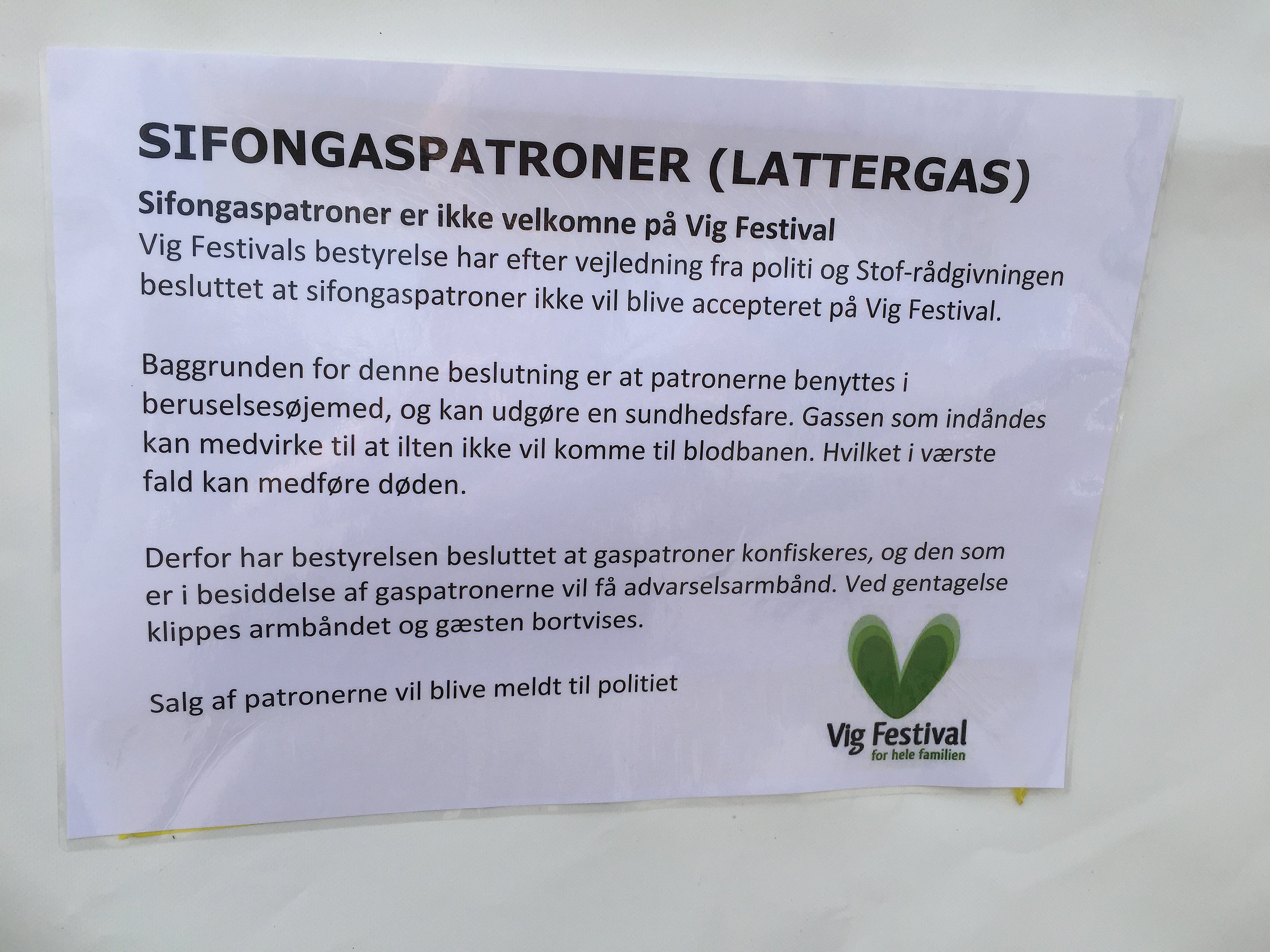 Fæstning Ru Lav vej Festival: Forbud mod gaspatroner har skræmmende effekt | TV2 ØST